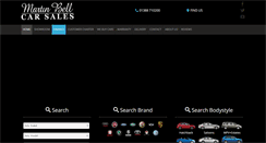 Desktop Screenshot of martinbellcarsales.co.uk